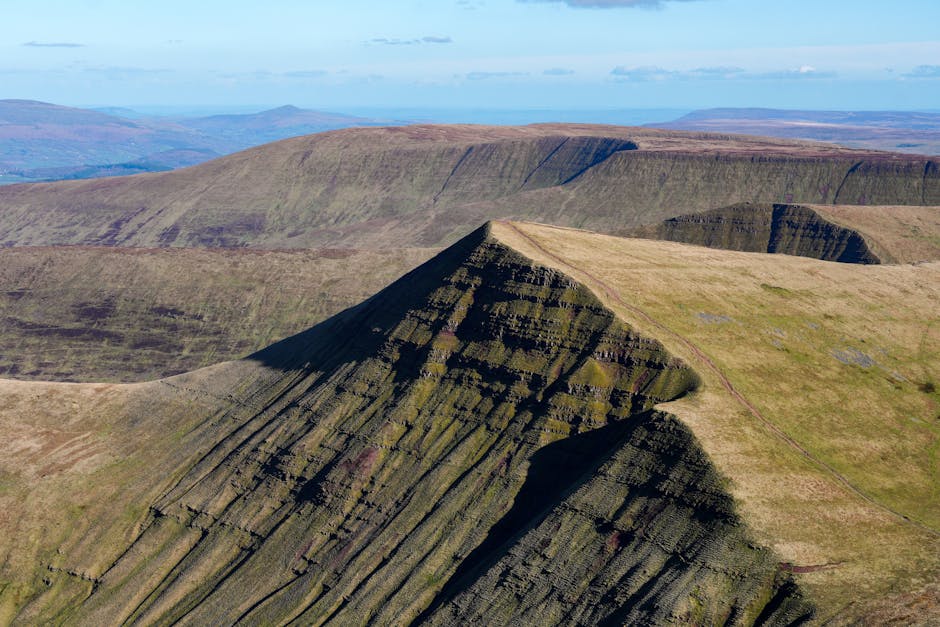 Pen y Fan summit ridge in the Brecon Beacons National Park